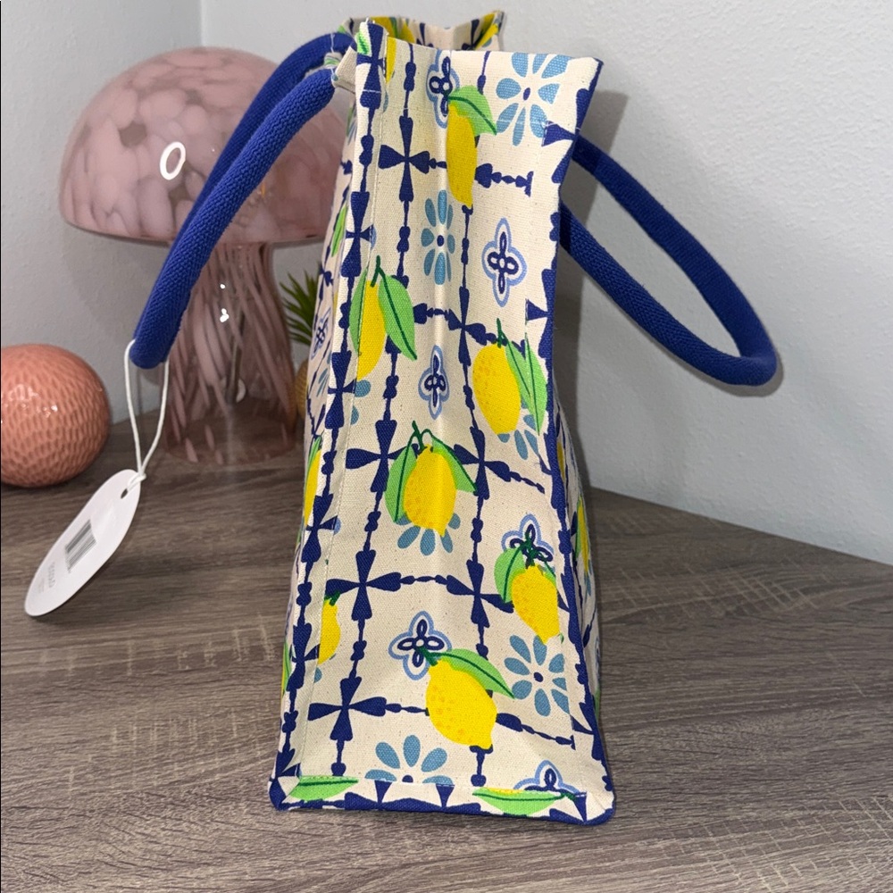 Canvas Lemon Tote Bag - Picture 5 of 11